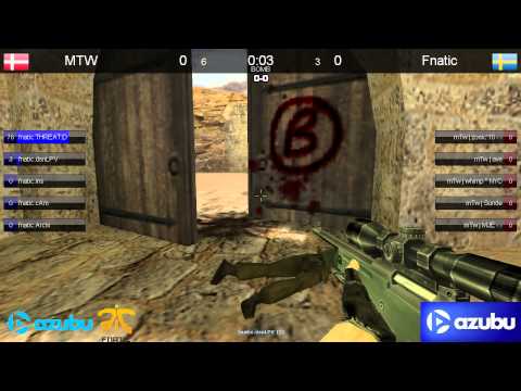 Fnatic 2008 vs MTW 2008 on de_dust2 (1st map) by ceh9
