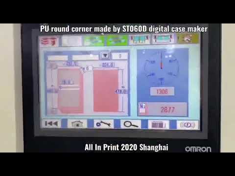 New ST060D digital case maker for making round corner |book cover making machine