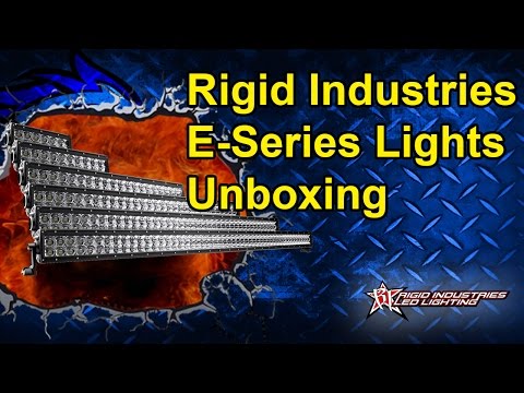 Rigid Industries E-Series LED Lights Unboxing