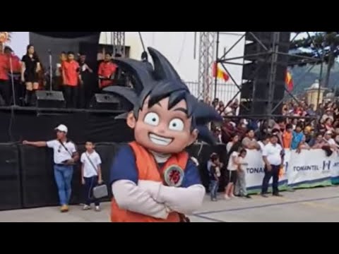 ⭐ Convite GUATEMALA 🇬🇹 #Goku y muchos más personajes (Desfile y baile de trajes) #mataquescuintla