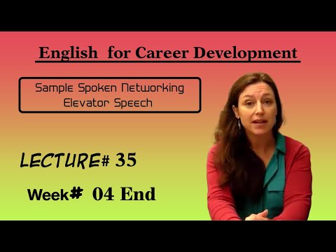 English for Career Development l Lecture 35