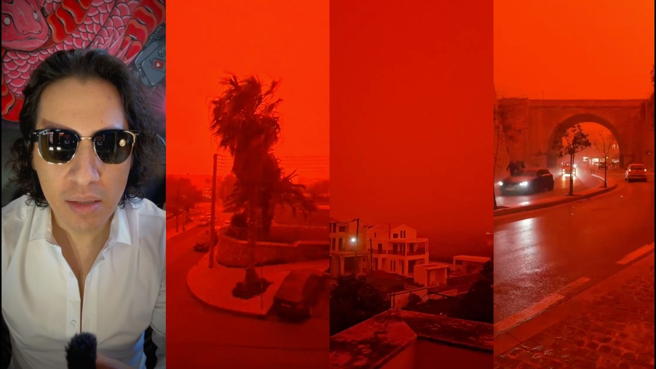 ¿ES UNA SEÑAL? EL CIELO se VOLVIÓ ROJO SANGR3