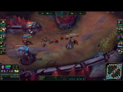 League of Legends Lux and Varus vs Varus Morgana(bot lane)