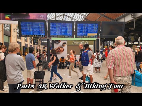 🇫🇷4K Paris Gare de Paris Saint - Lazare -13 Rue d'Amsterdam,75008 Paris l june 2022#voyage#travel