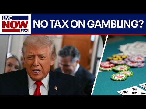 Video | No tax on gambling wins? Trump asked aboard Air Force One