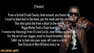 Twista &amp; The Speedknot Mobstaz - Crook County (B.O.N.E. Crusher Mix) ft. Newsense (Lyrics)