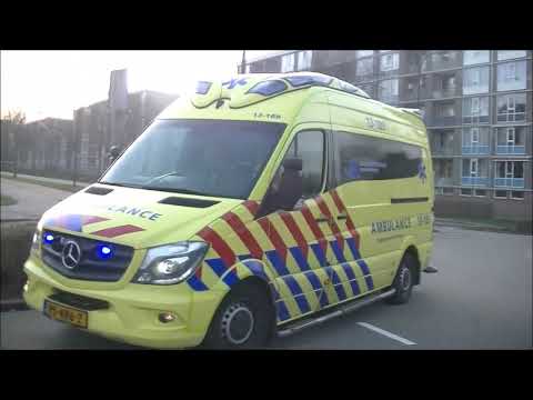 Compilatie (nieuwe filmpjes) ambulances Krommenie Wormerveer en Zaandam
