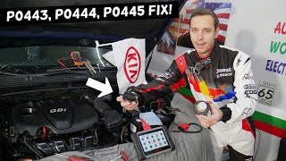 KIA OPTIMA CODE P0443 P0444 P0445 ENGINE LIGHT ON FIX