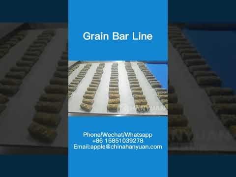 Linha de produção de barras de grãos