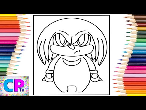 Mini Echidna Coloring Pages/Echidna from Sonic the Hedgehog/Facading - Tonight [NCS Release]