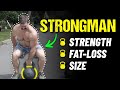 Kettlebell & Sandbag Strongman Routine for EXTREME Strength & Muscle Gains