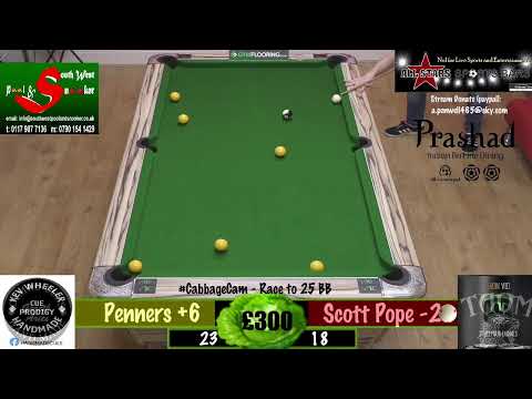 Penners +6 vs Scott Pope -2, Race 25 BB, £300 pot.