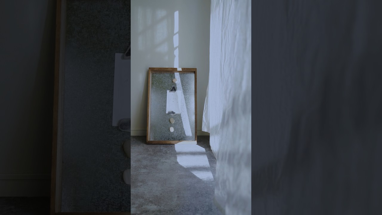 古道具の木箱×トタン板のマグネットボード【鹿熊生活】 #shorts #古道具リメイク #diy #マグネットボード