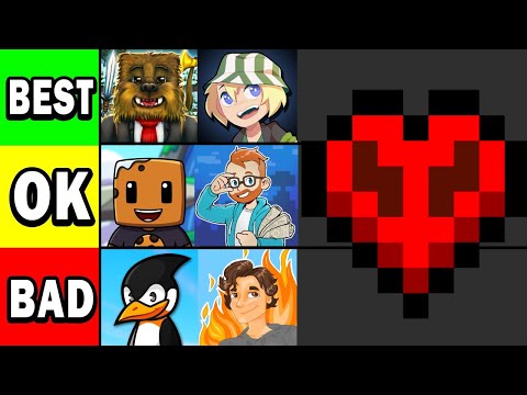 Ranking 100 Days Hardcore Minecraft YouTubers - Who's the Ultimate Taker?