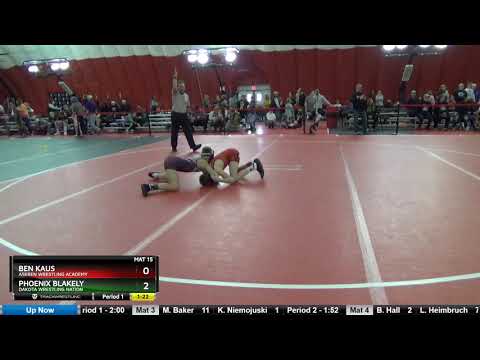 16U 106 Phoenix Blakely Dakota Wrestling Nation Vs Ben Kaus Askren Wrestling Academy
