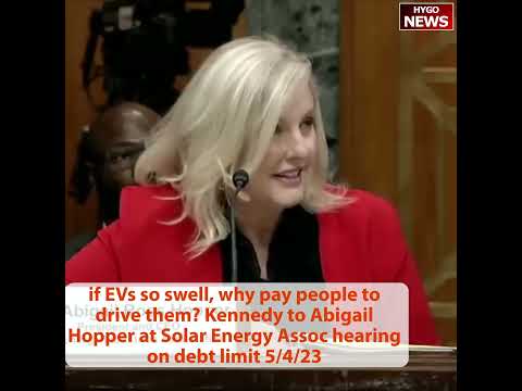Kennedy: "If EVs Are So Swell, Why Do We Have To Pay People To Drive Them?"