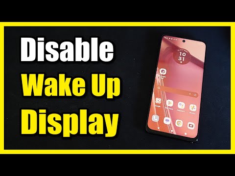 How to Disable Motorola Phone Wake Up Always on Display by Moving (Easy Tutorial)