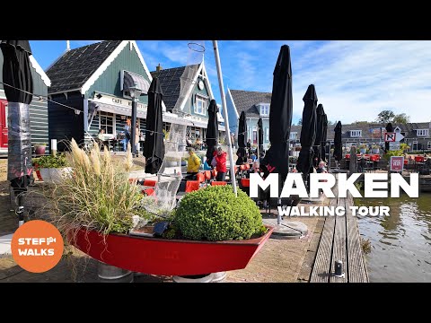 Traditional Fishing Village near Amsterdam – Marken Walking Tour 4K