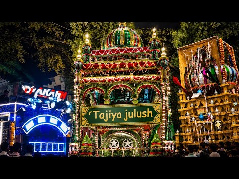 ताज़िया सिराने का लाइव नज़ारा | मुहर्रम की यादगार झलक || Tajiya Julush 🌸|| 