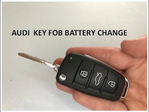 Audi TT A3 Q3 A4 Key Fob Battery Replacement