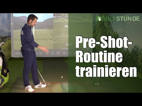Visualisieren und Fokussieren mit der Pre-Shot-Routine vor dem Golfschlag