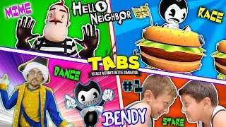 HELLO NEIGHBOR BEDTIME STORY! Mart Stole Bendys Cat! (FGTEEV TABS Competition Pt 1: BL- INK MACHINE)