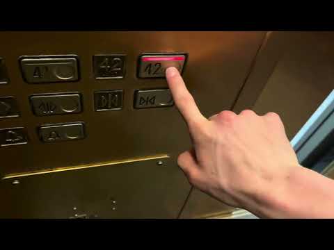 SUPER RARE!! 1986 Schindler M Series Hydraulic Elevator at the Bank of America Tampa, FL