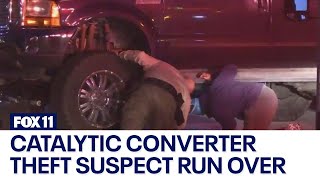 Woman kills apparent catalytic converter thief by backing her SUV over the man in Palmdale