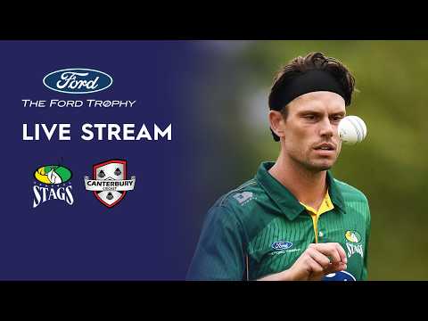 LIVE | Central Stags v Canterbury - Ford Trophy