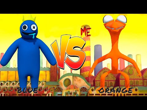 BLUE vs ORANGE | Rainbow Friends VS Rainbow Friends | Roblox Rainbow Friends