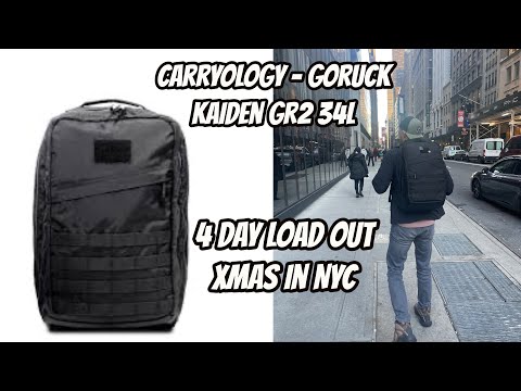 Kaiden GR2 34L - 4 day NYC trip - Perfect One Bag Travel