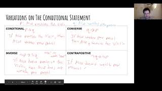 Geometry S1 Skill 2.1: Conditional Statements and Biconditional Statements