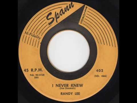 [Teener] Randy Lee (& Grp.) - I Never Knew / Never Ever (Spann 402) 1959
