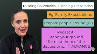 Building Boundaries: Planning & Preparation