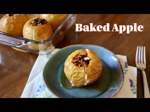 Baked Apple Recipe - Japanese Cooking 101