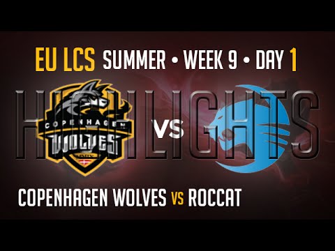 Copenhagen Wolves vs Roccat HIGHLIGHTS | Week 9 Day 1 EU LCS Summer Split 2015 S5 | CW vs ROC W9D1