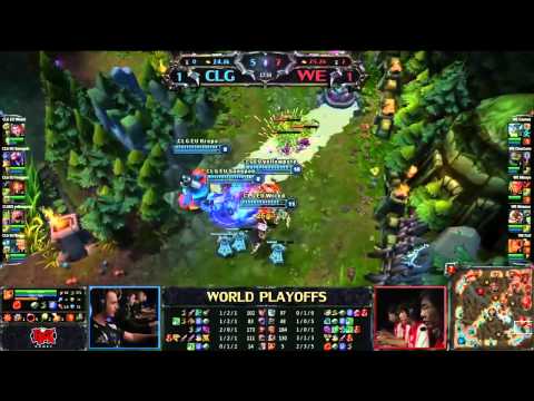 WE vs. CLG EU - Game 3 - Quarter Final - League of Legends World Championship 2012