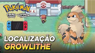 LOCALIZAÇÃO GROWLITHE | Growlithe location [Pokémon FireRed LeafGreen]