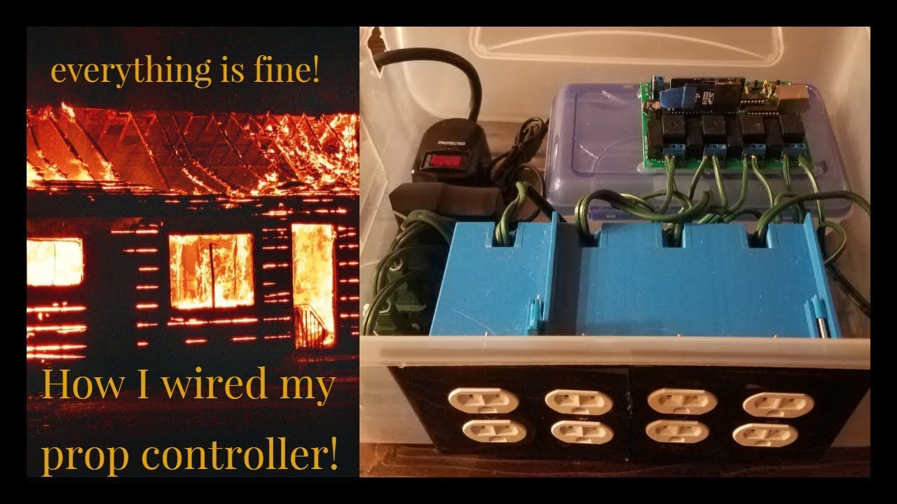 wiring a prop controller for lighting