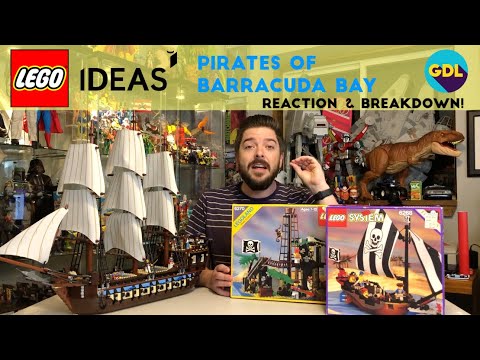 Lego Ideas Pirates of Barracuda Bay Unveiled! Reaction and Breakdown! 21322