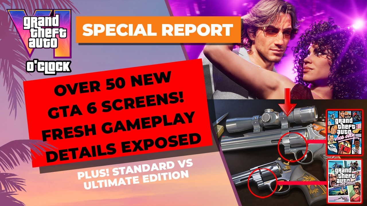 GTA 6 Pre Order special: New Screenshots + Fresh Gameplay details - GTA 6 O'clock special report - YouTube
