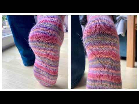 Rautenferse ENGLISH - easy Heel for knitted Socks