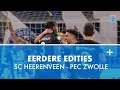 Eerdere edities sc Heerenveen - PEC Zwolle