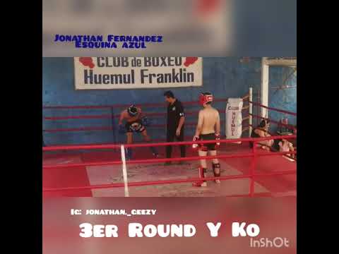 KO de Jonathan Fernandez Pelea Amateur Modalidad k1