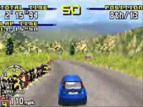sega rally championship game boy advance