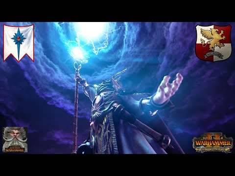 Battle of The Phoenix and The Griffon! High Elves vs Empire - Total War Warhammer 2