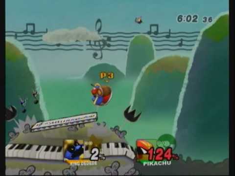 SSBB - Judge (King Dedede) vs Rollerking (Pikachu) 1