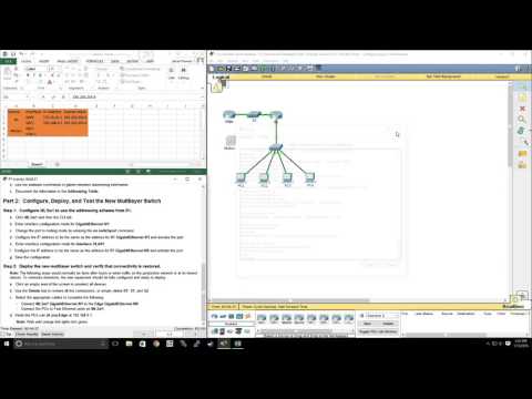 CCNA1 5.3.3.5 Packet Tracer