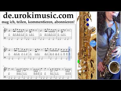 Saxophon Lernen Tenor Silentó - Watch Me (Whip/Nae Nae) Tabulatur um-b995