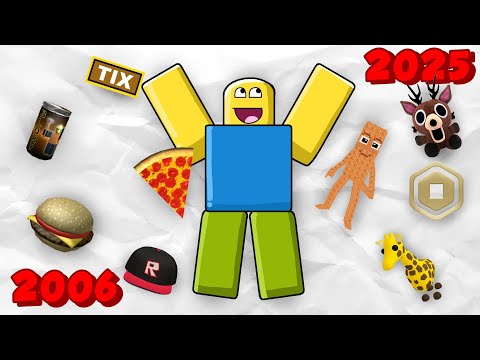 JUGUE los JUEGOS mas FAMOSOS de ROBLOX de CADA AÑO desde 2006 a 2025 😱🤯
